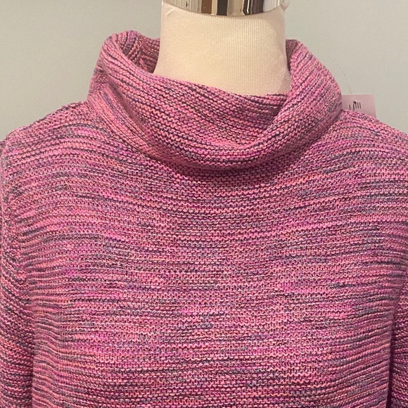 J. Jill Pink Cowl Neck Sweater - Picture 7 of 11